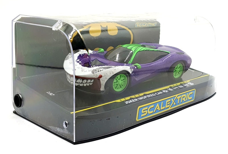 Scalextric 1/32 Scale Slot Car C4142 Joker Inspired Car - Purple/Green