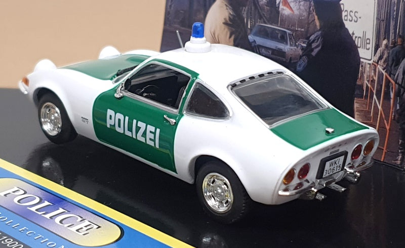 City Models 1/43 Scale CPC99004 - Opel GT 1900 Polizei - White/Green