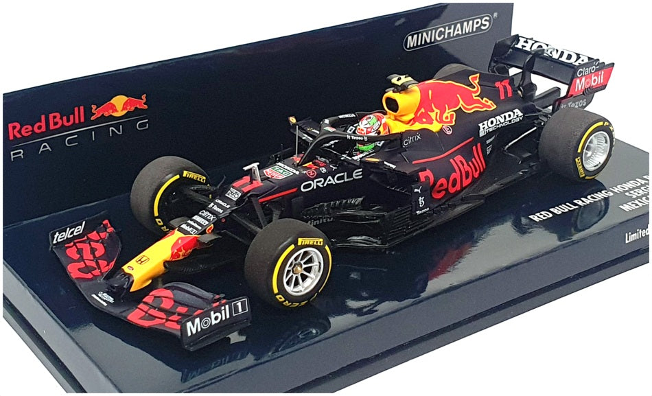 Minichamps 1/43 Scale 410 211911 - F1 Red Bull RB16B Mexican GP 2021 Perez