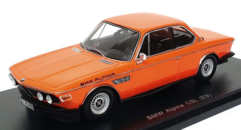 Spark Model 1/43 Scale Resin S2811 - BMW Alpina CSL (E9) - Orange