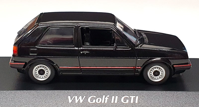 Maxichamps 1/43 Scale 940 054125 - 1985 Volkswagen Golf II GTI - Met Black