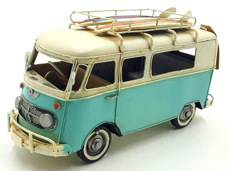 Kreatif Kraft Tin Plate Metal 84066 - Camper Van Oranament - Blue/White ...