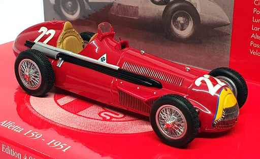 Minichamps 1/43 Scale 403 511222 - Alfa Romeo Alfetta 159 1st #22 GP Spain 1951