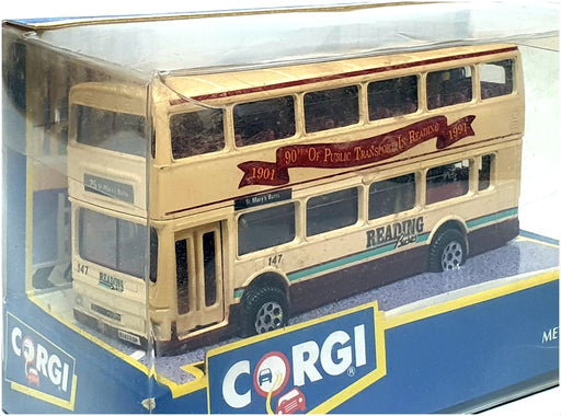 Corgi 13cm Long Diecast 91850 - Metro Bus Reading Buses R25 - Beige