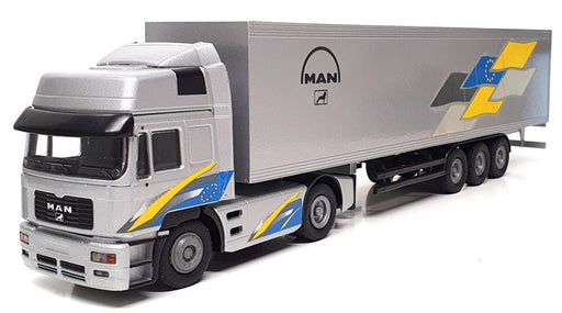 Conrad 1/50 Scale Diecast 6107 - MAN Truck & Trailer - Met Grey