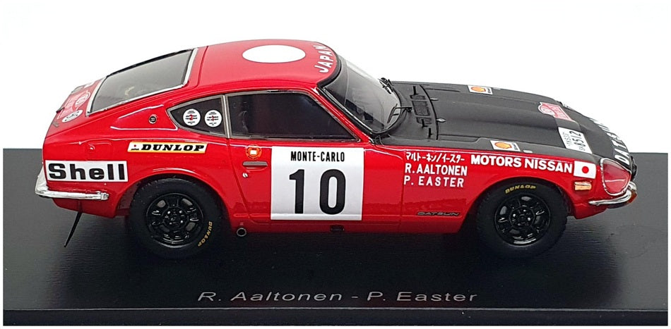 Spark 1/43 Scale S6286 - Datsun 240Z 18th #10 Monte Carlo 1973