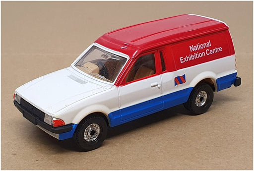 Corgi Appx 11cm Long Diecast 497 - Ford Escort Van (NEC) Red/White/Blue