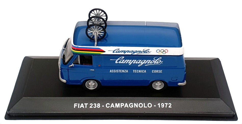 Altaya 1/43 Scale 20624J - 1972 Fiat 238 Cycle Race Assist Van (Campagnolo) Blue