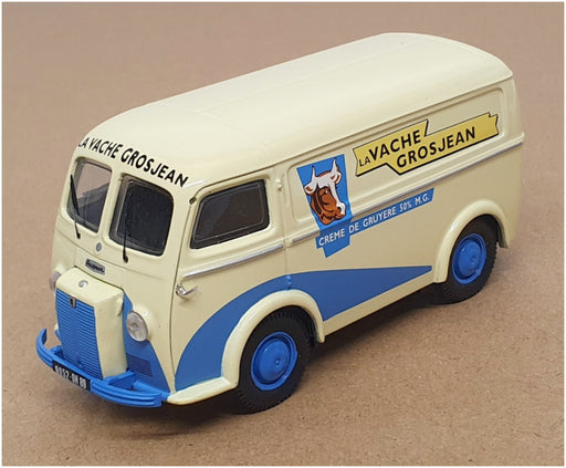 Corgi 1/43 Scale 70604 - Peugeot D3A Van (La Vache Grosjean) Cream/Blue