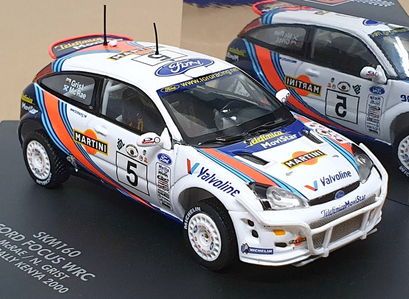 Skid 1/43 Scale SKM160 - Ford Focus WRC #5 Safari Rally 2000 McRae/Grist