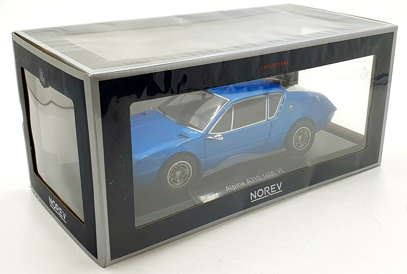 Norev 1/18 Scale Diecast 185400 - 1972 Alpine A310 1600 VE - Alpine Blue