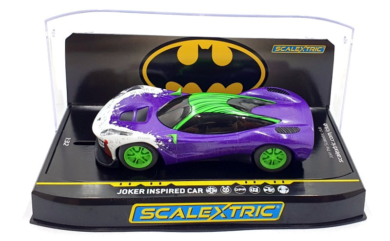 Scalextric 1/32 Scale Slot Car C4142 Joker Inspired Car - Purple/Green