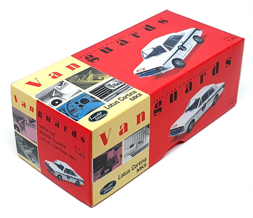 Vanguards 1/43 Scale VA04102 - 1967 Ford Lotus Cortina Mk2 - Roger Clarke