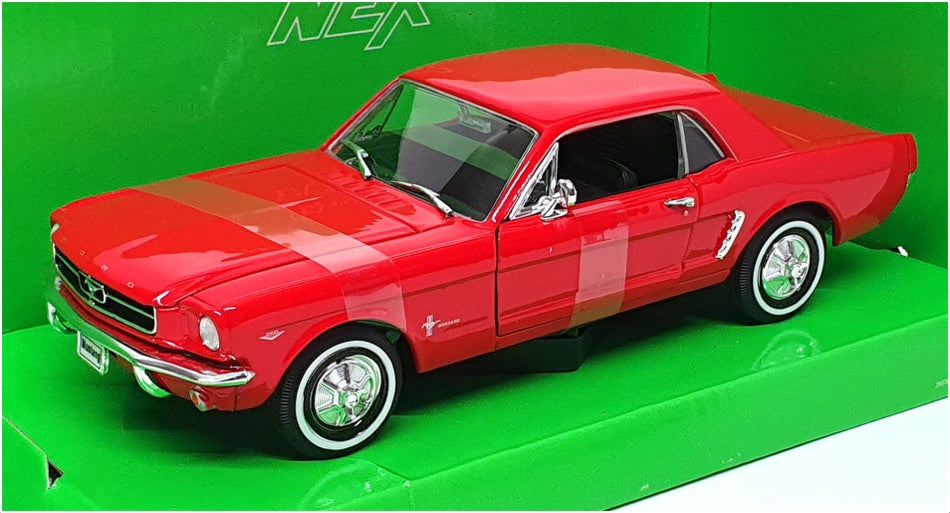 Welly NEX 1/24 Scale 22451W - 1964 ½ Ford Mustang Coupe - Red