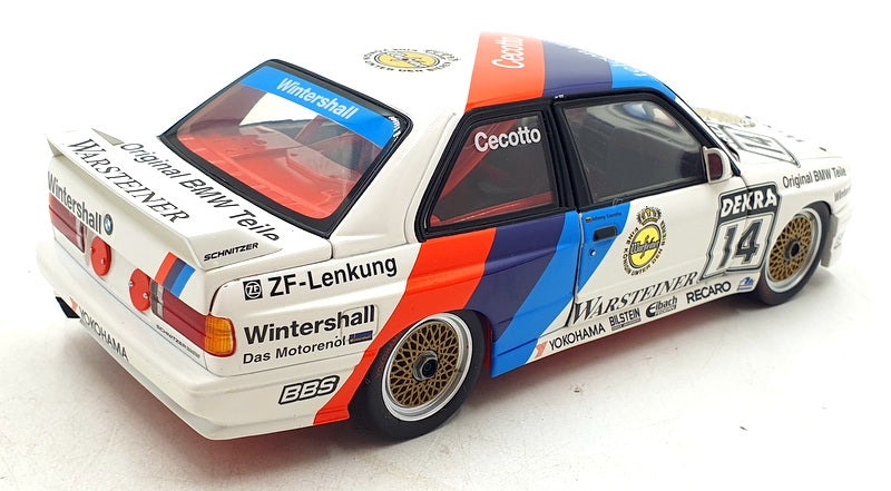 Minichamps 1/18 Scale 180 892014 - BMW M3 Schnitzer DTM 1989 J.Cecotto #14