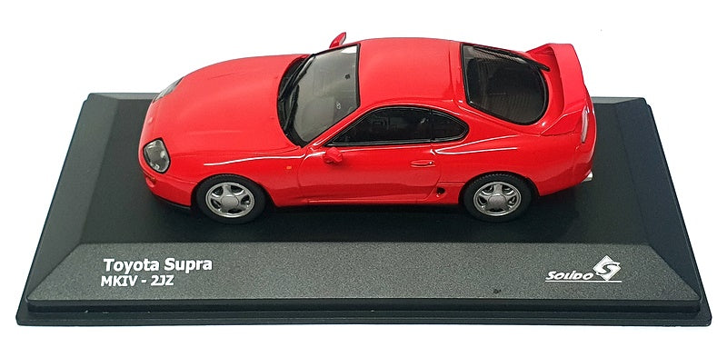 Solido 1/43 Scale Diecast S4314003 - Toyota Supra MkIV 2JZ - Red