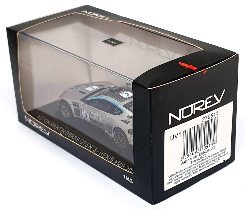 Norev 1/43 Scale 270513 - Aston Martin DBRS9 GT3 #3 Hexis AMR 2009