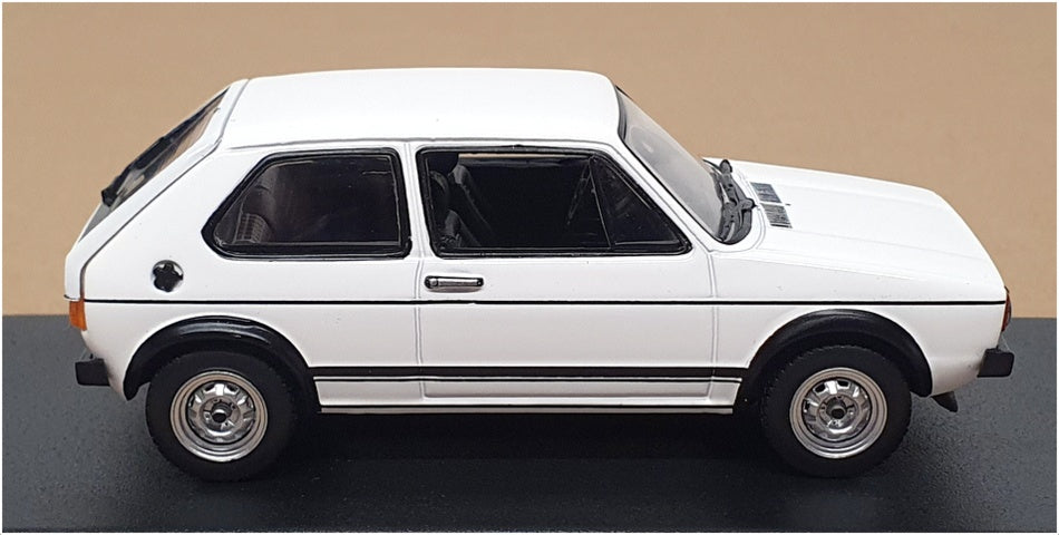 Norev 1/43 Scale Diecast 840048 - 1977 Volkswagen Golf GTI - Polar White