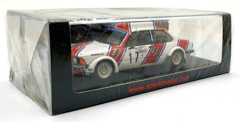 Spark Model 1/43 Scale S8400 - BMW 320 GR.2 #17 Monte-Carlo Rally 1980