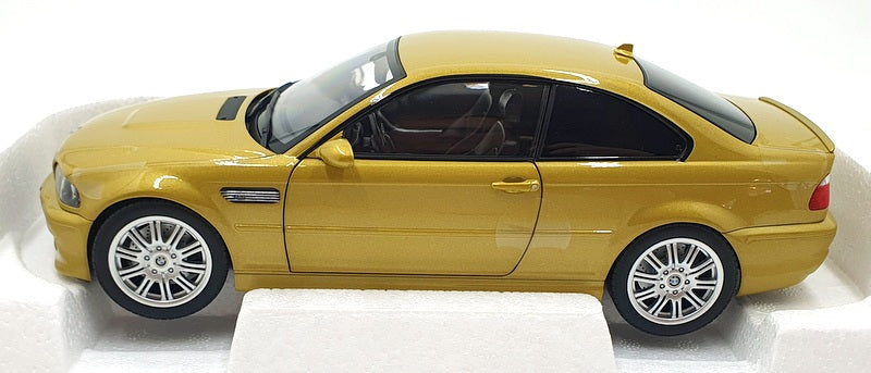 Norev 1/18 scale Diecast 183000 - 2000 BMW M3 E46 - Metallic Yellow