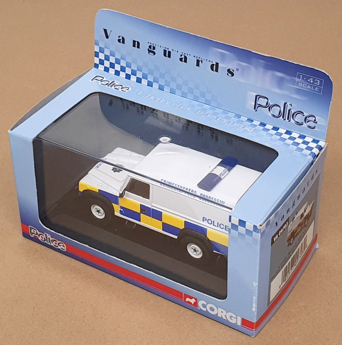 Vanguards 1/43 Scale VA09703 - Land Rover Defender Police Service Of N. Ireland