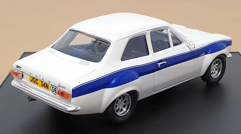 Trofeu 1/43 Scale 514 - 1973 Ford Escort RS 1600 Racing Roadcar - White/Blue