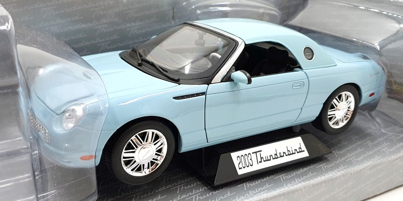 Beanstalk 1/18 Scale Diecast FOR10017T - Ford Thunderbird 2003 - Blue