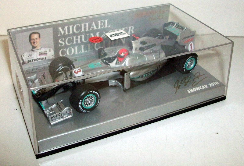 Minichamps F1 1/43 Scale 400100073 Mercedes GP Petronas showcar 2010 Schumacher