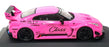 Solido 1/43 Scale S4311210 - Nissan GT-R (R35) w/Liberty Walk Body Kit - Pink