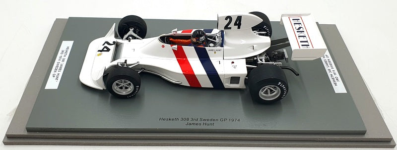 Spark 1/18 Scale 18S575 - F1 Hesketh 308 #24 3rd Sweden GP 1974 J 