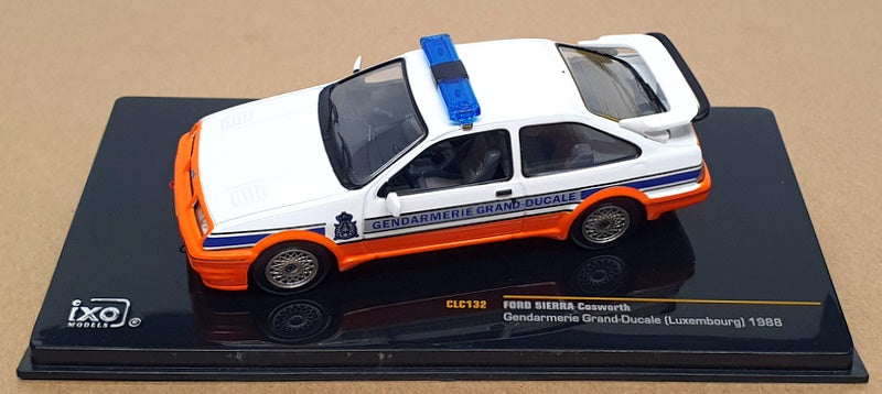 Ixo 1/43 Scale CLC132 - Ford Escort Cosworth Gendermerie Luxembourg 1988