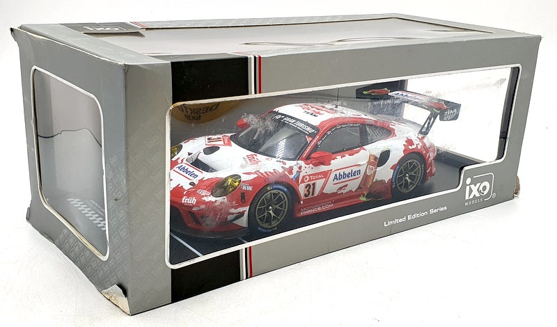 IXO 1/18 Scale Diecast LEGT18038 Porsche 911 GT3 R Nurburgring 2019 #31 Dumas