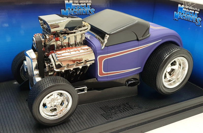 Muscle Machine 1/18 Scale Diecast 71166 - 1932 Ford Roadster - Purple