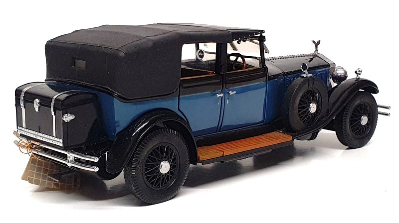 Franklin Mint 1/24 Scale F1511BB - 1929 Rolls Royce Phantom 1 - Blue/Black