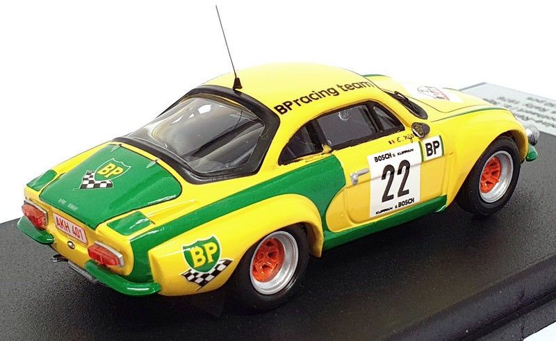 Trofeu 1/43 Scale RR.be 06 Alpine Renault A110 #22 Ypres Rally 1976 Yellow/Green