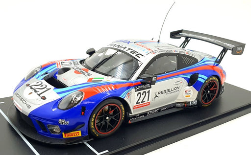 IXO 1/18 Scale Diecast LEGT18-23005 - Porsche 911 GT3 R Spa 2022 #221 Martini