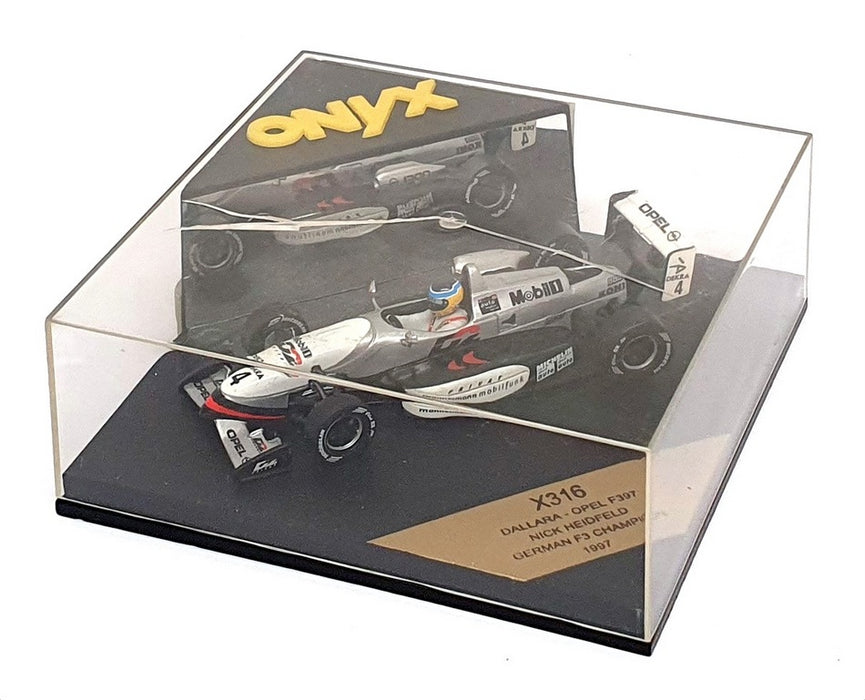 Onyx 1/43 Scale X316 - Dallara Opel F397 German F3 Champion 1997 #4 N.Heidfeld