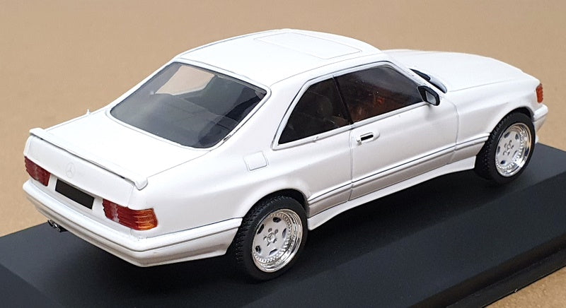 Solido 1/43 Scale S4310904 - Mercedes Benz 560 SEC AMG Widebody - White