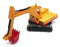 Britains 1/32 Scale Diecast 9913 - JCB Excavator - Yellow/Red