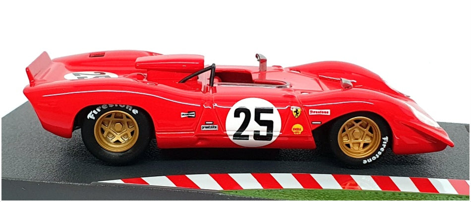 Altaya 1/43 Scale 61023T - Ferrari 312 P #25 12h Sebring 1969 - Red