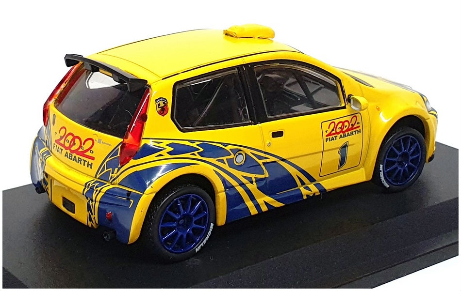 Altaya 1/43 Scale 28524B - Fiat Abarth Punto Super 1600 Rally 2002 #1 - Yellow