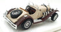 Burago 1/24 Scale Diecast 1509 - 1928 Mercedes Benz SSK - Beige/Maroon