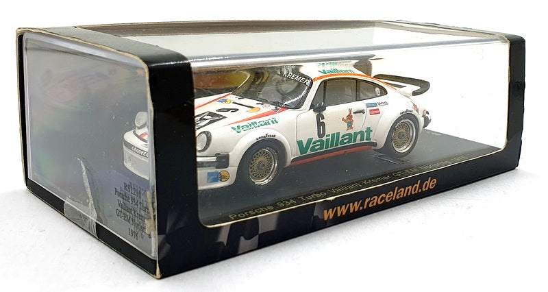 Spark 1/43 Scale RS1210 - Porsche 934 Turbo #6 Kremer GT-EM Norisring 1976