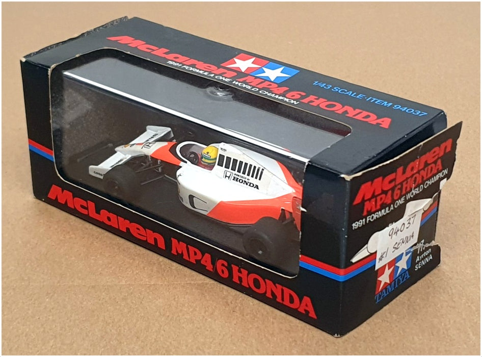 Tamiya 1/43 Scale 94037 - F1 McLaren MP4/6 Honda - #1 Senna