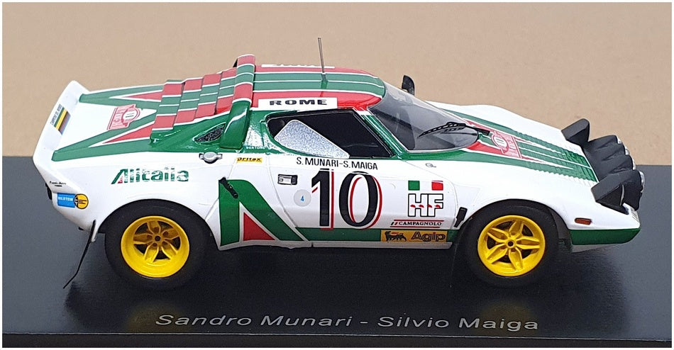 Spark 1/43 Scale S9082 - Lancia Stratos HF #10 Monte Carlo 1976