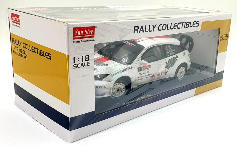 Sun Star 1/18 Scale 3913 - Ford Focus RS WRC 03 Winner Rally 2011 #10 Tanak/Sikk