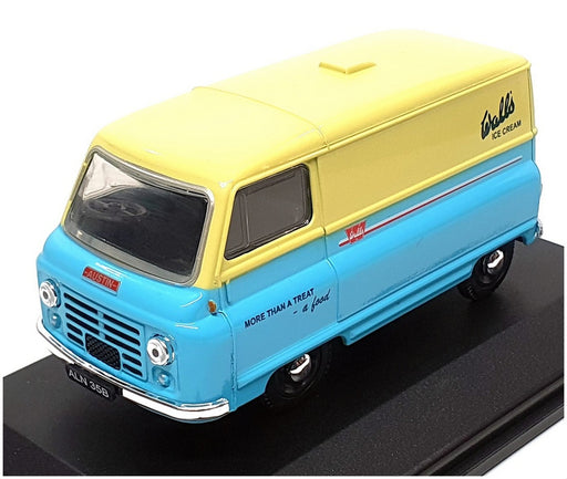 Oxford Diecast 1/43 Scale AU04 - Austin Van Wall's Ice Cream - Lt Blue/Yellow