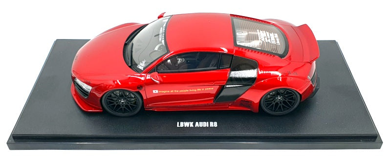 Gt Spirit 1/18 Scale Resin GT892 - Audi R8 By LB-Works - Red
