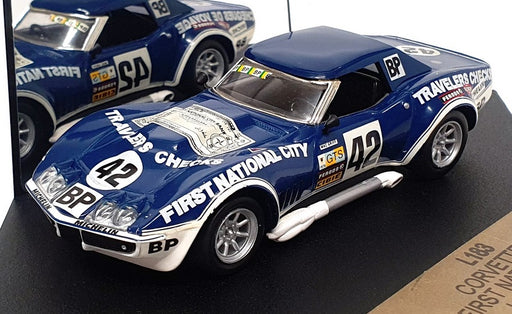 Vitesse 1/43 Scale L183 - Chevrolet Corvette #42 Le Mans 1975 - Blue/White