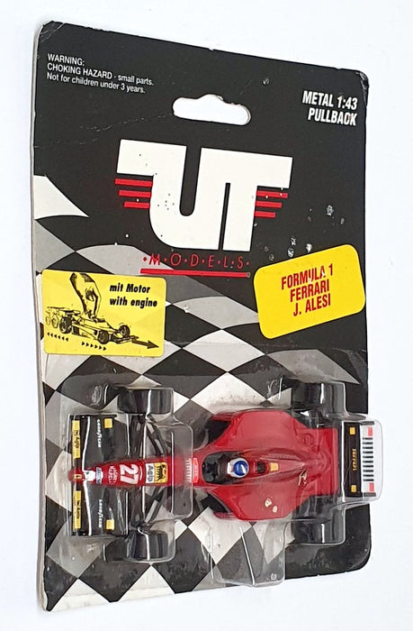 UT Models 1/43 Scale 445 950027 - Pullback F1 Ferrari J. Alesi - Red